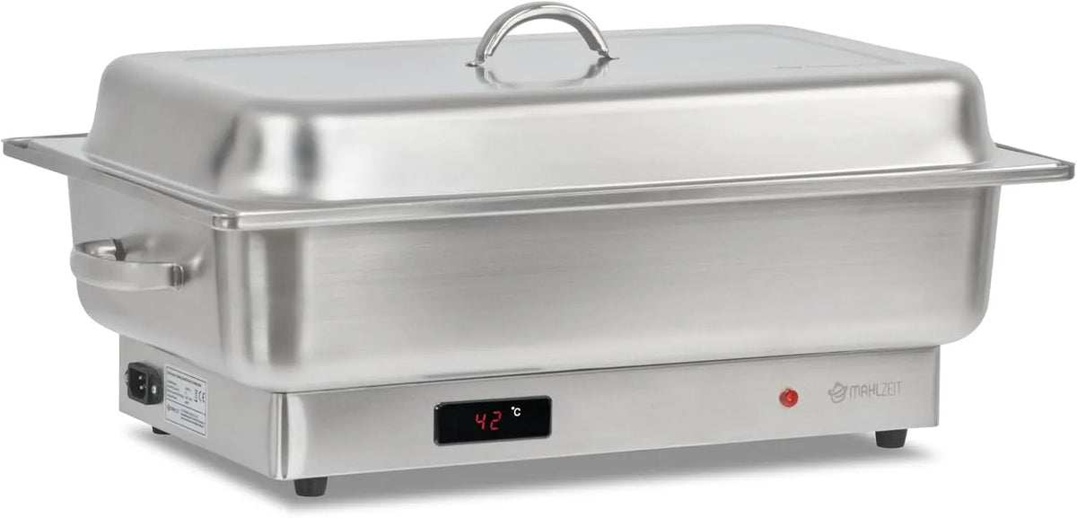 Scaldavivande da buffet, acciaio inox, Mahlzeit Chafing dish elettrico in acciaio inox per GN 1