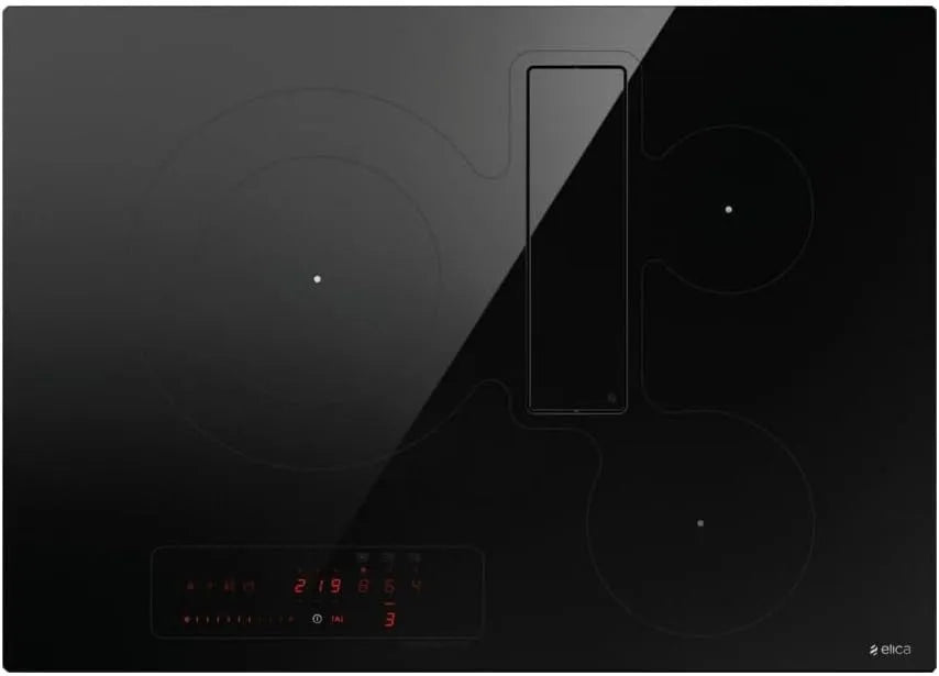 Piano cottura a induzione, piastra a induzione, Elica PRF0184526 BL, 60, nero, Black