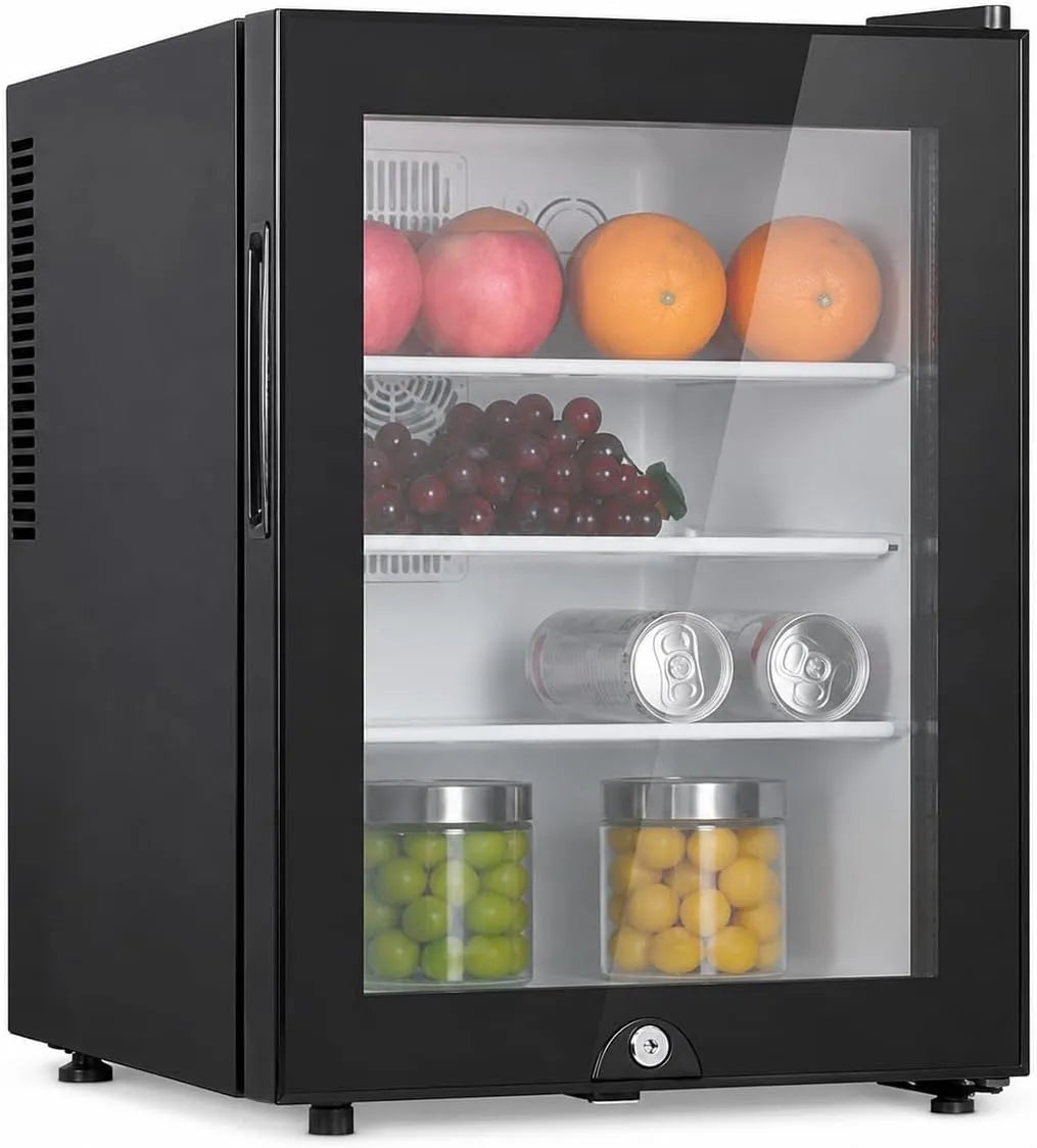 Congelatore, 30 L, 400 x 398 x 480 mm, 28 dB, vetro, freezer verticale, 1 kWh ogni 3 giorni