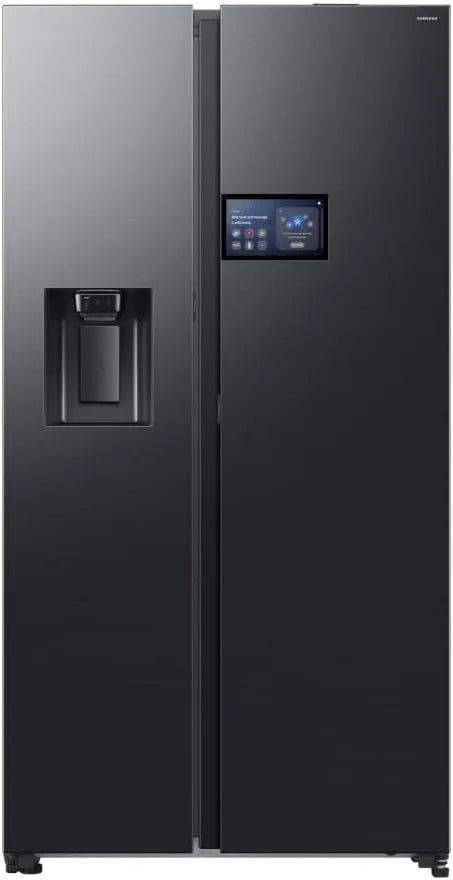 Samsung RS90F64EDF/EF Frigorifero, 614 L, 91, 2 x 178, 4 x 72, 6 cm, Wi-Fi, Wifi con AI Energy Mode, AI Home Display, LxAxP: 91, Ghiaccio, SpaceMax