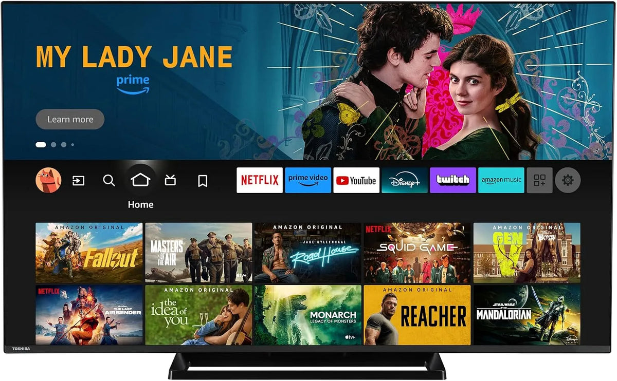 Toshiba 55UF3F63DAR Smart TV, 55 pollici, televisore, 4K UHD, audio Dolby, HDMI, DVB-T2, Tecnologia LED, Dolby Atmos, Dolby Vision, HDMI 2.1