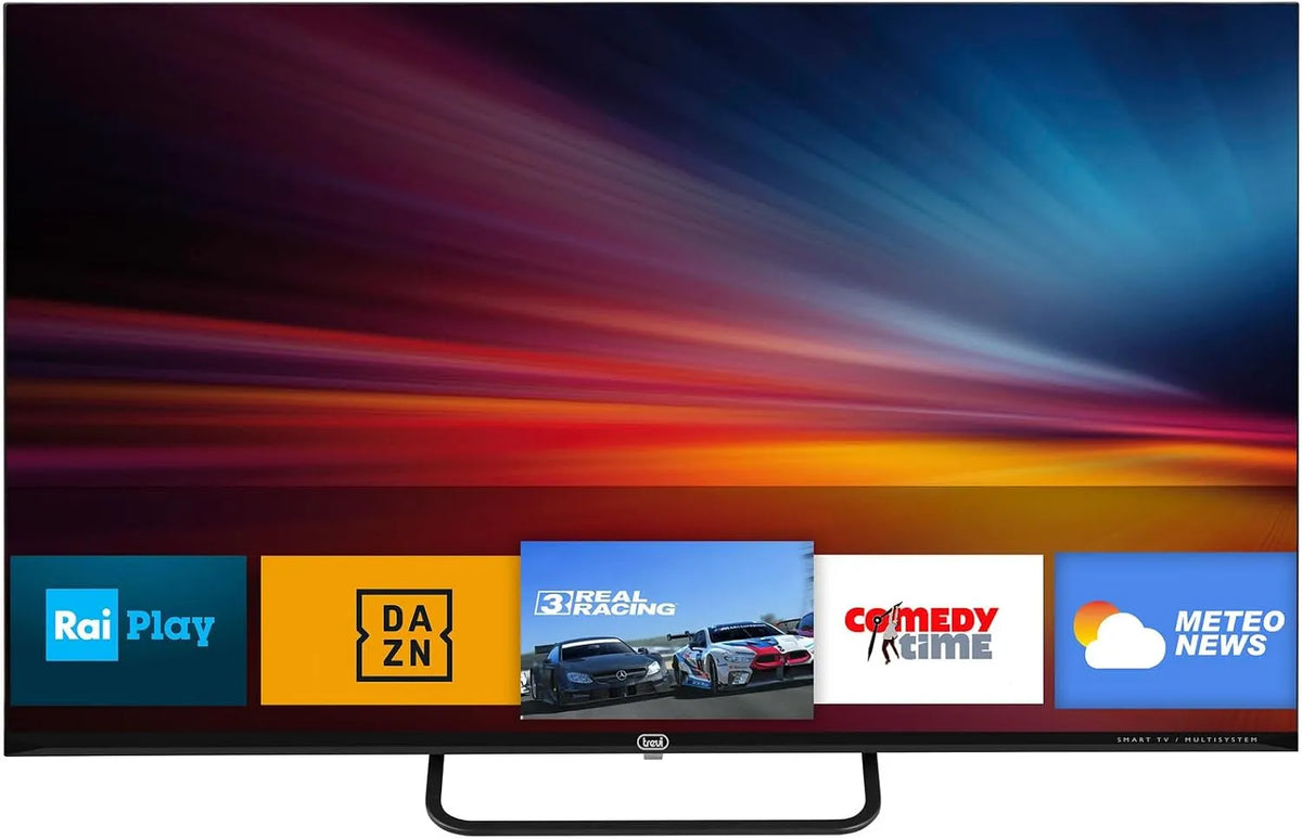 Smart TV, 12 pollici, televisore, Android OS, schermo LED 43', Trevi - Smart TV LTV 4302 SMART con Android 12 'Snow Cone