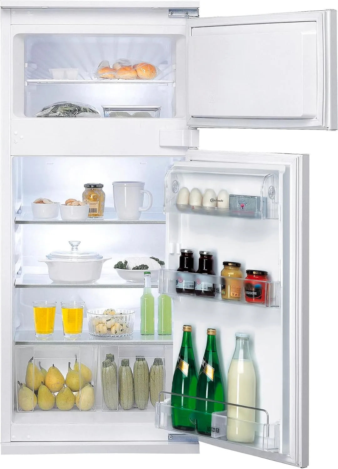Bauknecht 18MMF3 Frigorifero, 34 dB, da incasso, No Frost, Inverter, Multi Fresh Box, ripiano in vetro FlexiShelf, KGITN, Total NoFrost, compressore