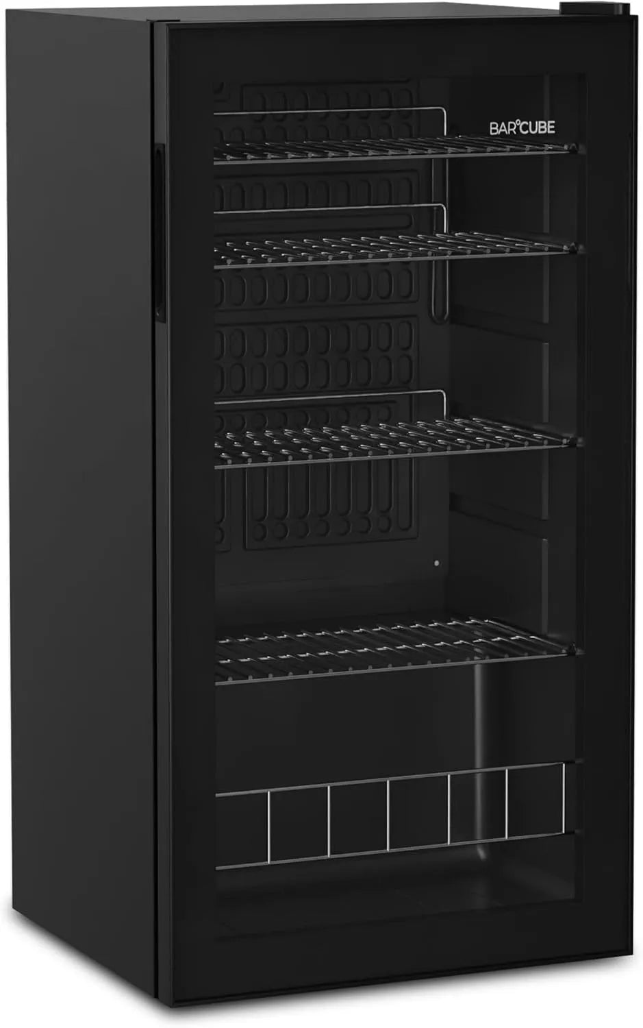 Frigorifero, 90 L, vetro, 4 ripiani, °CUBES Frigorifero per bevande BAR 90L, con 4 ripiani