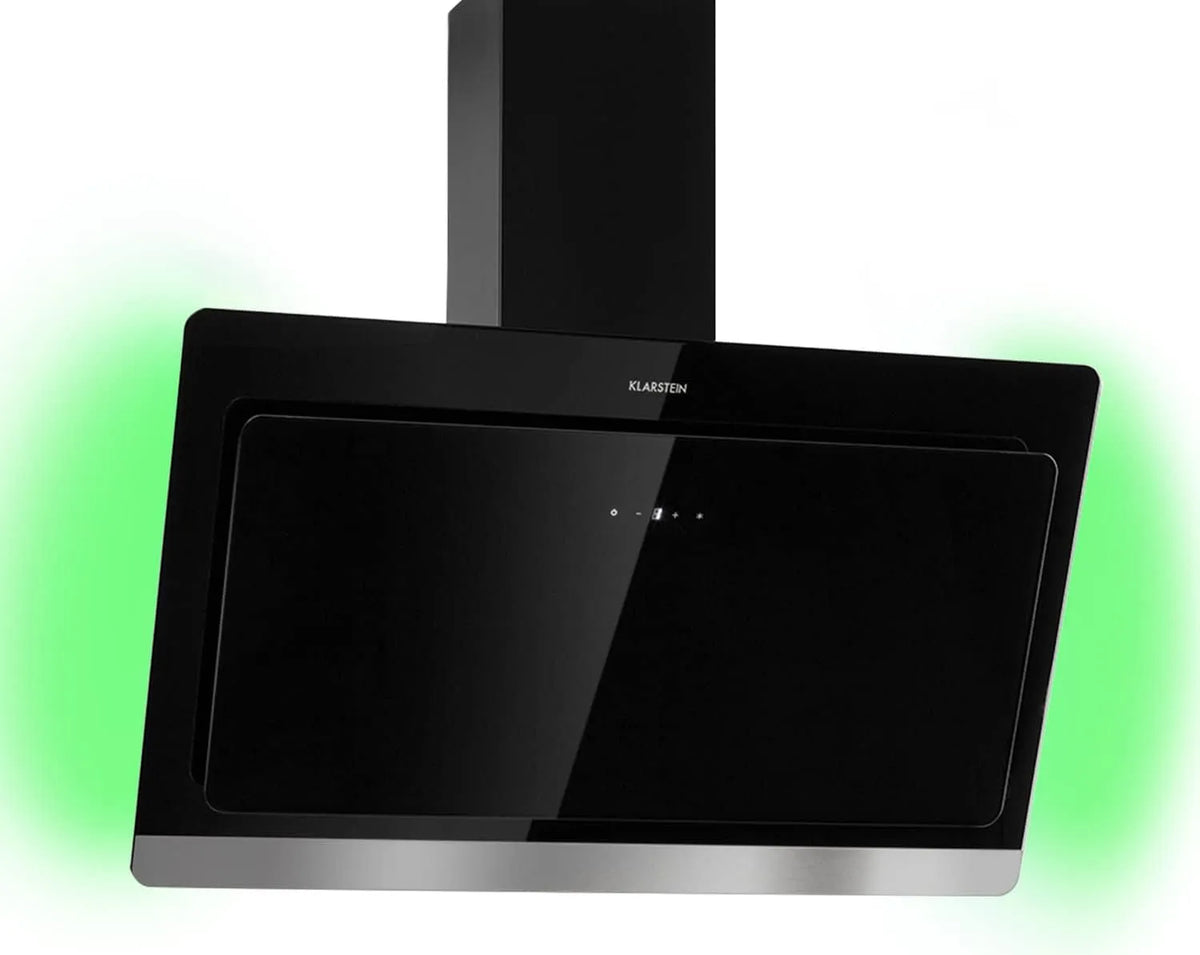 Klarstein Cappa aspirante, 90 cm, 563 m3/h, classe energetica E, cappa da cucina, da incasso, LED RGB, Flusso d'Aria 563m3, Cappa Aspirante Filtrante