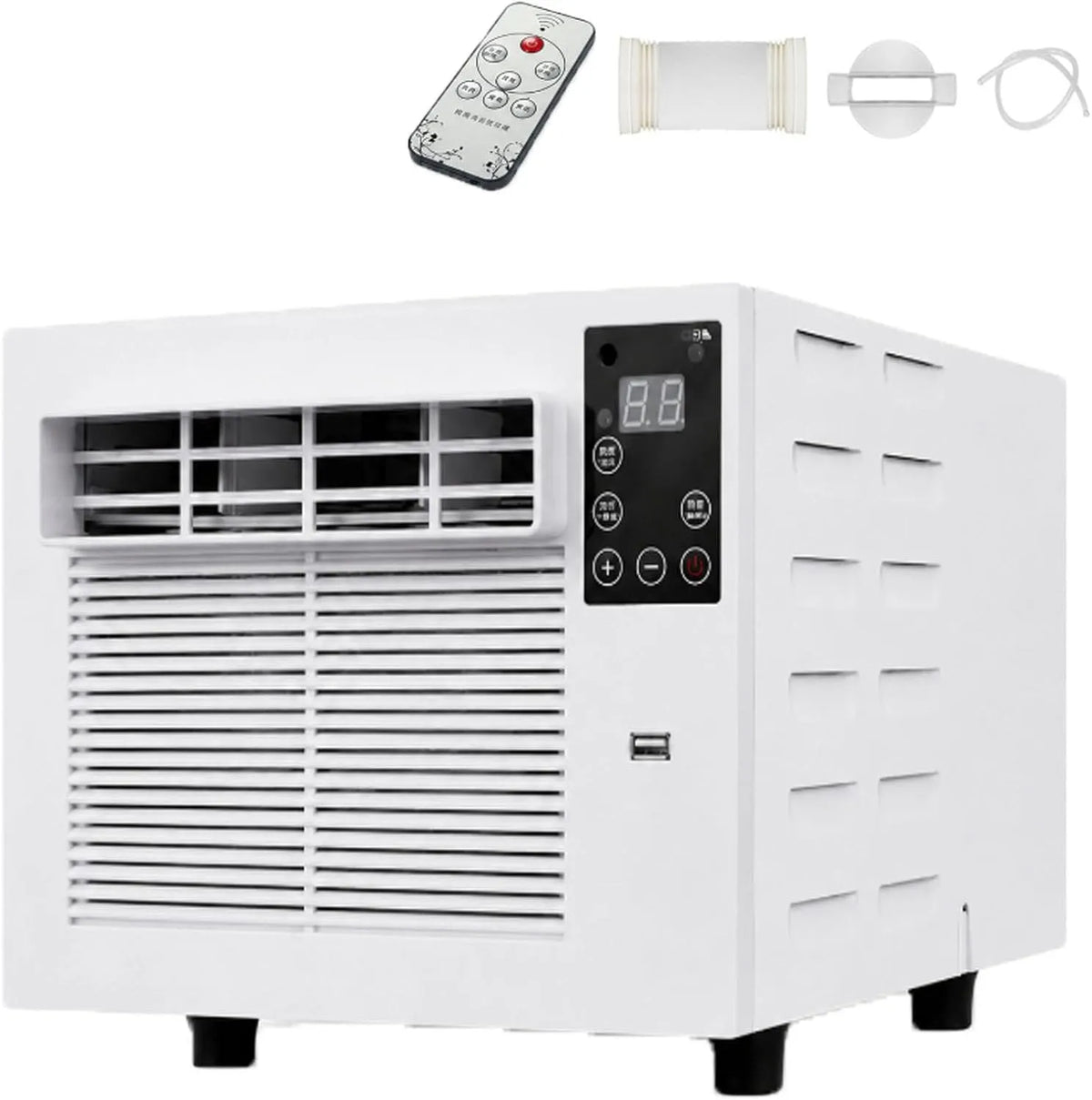 Controller Wi-Fi per condizionatore, 280 W, portatile, timer, condizionatore d'Aria Mobile per Tenda con 1876 BTU, condizionatore d'Aria Compatto da