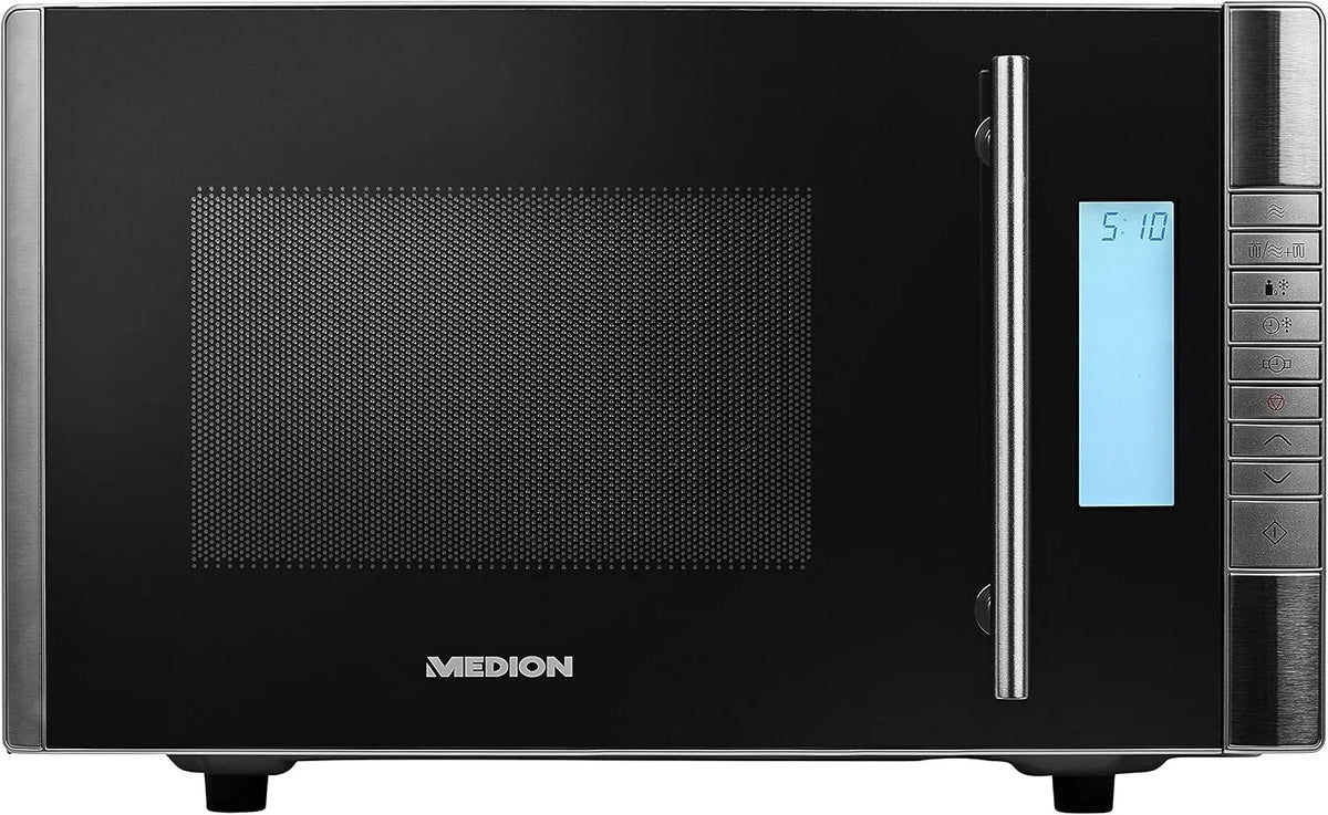 Forno a microonde 2in1, 20 L, 800/1000 W, 8 programmi, grill, scongelamento, MD 14482, 5 livelli di potenza, 1000W grill, 20L, 800W, modalità