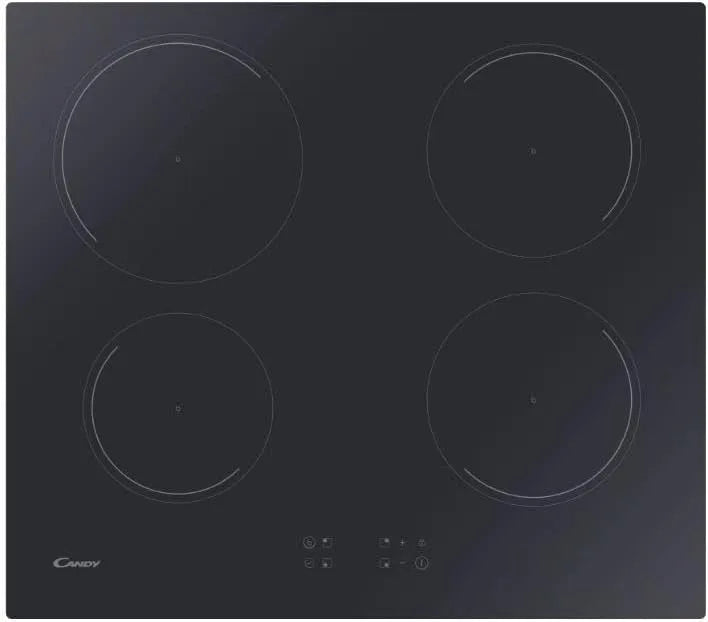 Candy KRCDJ642 Piano cottura a induzione, 59 cm, piastra a induzione, da incasso, nero
