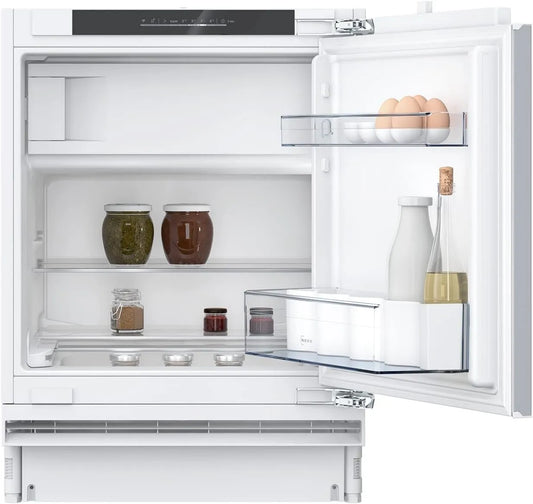 NEFF KU2222FD0 Congelatore, 110 L, 82 x 60 cm, 35 dB, vano congelatore, freezer verticale, capacità utile frigorifero: 93 l, N 50, cerniera piatta