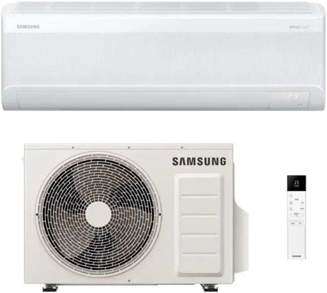 Samsung R32 AR70F12CAAWNEU+AR70F12CAAWXEU Condizionatore, Wi-Fi, SmartThings, 12000 BTU, WindFree Elite S2, GAS, WiFi, Climatizzatore Monosplit in