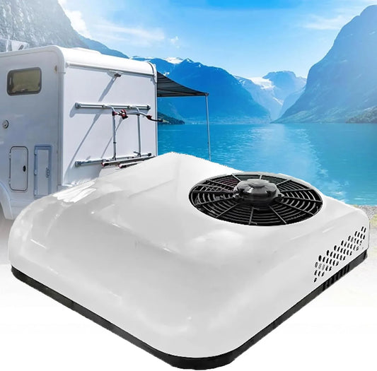 modello 12V/24V White-24V, Condizionatori d'Aria da Tetto per Camper 12V/24V, Veicoli da Costruzione White-24V, Condizionatori d'Aria per Camion Non