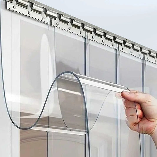 Prodotto Pannelli per tende a strisce in PVC Tende industriali impermeabili per refrigerazione congelatori e magazzini Blocco vento resistente alla
