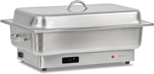 Scaldavivande da buffet, acciaio inox, Mahlzeit Chafing dish elettrico in acciaio inox per GN 1