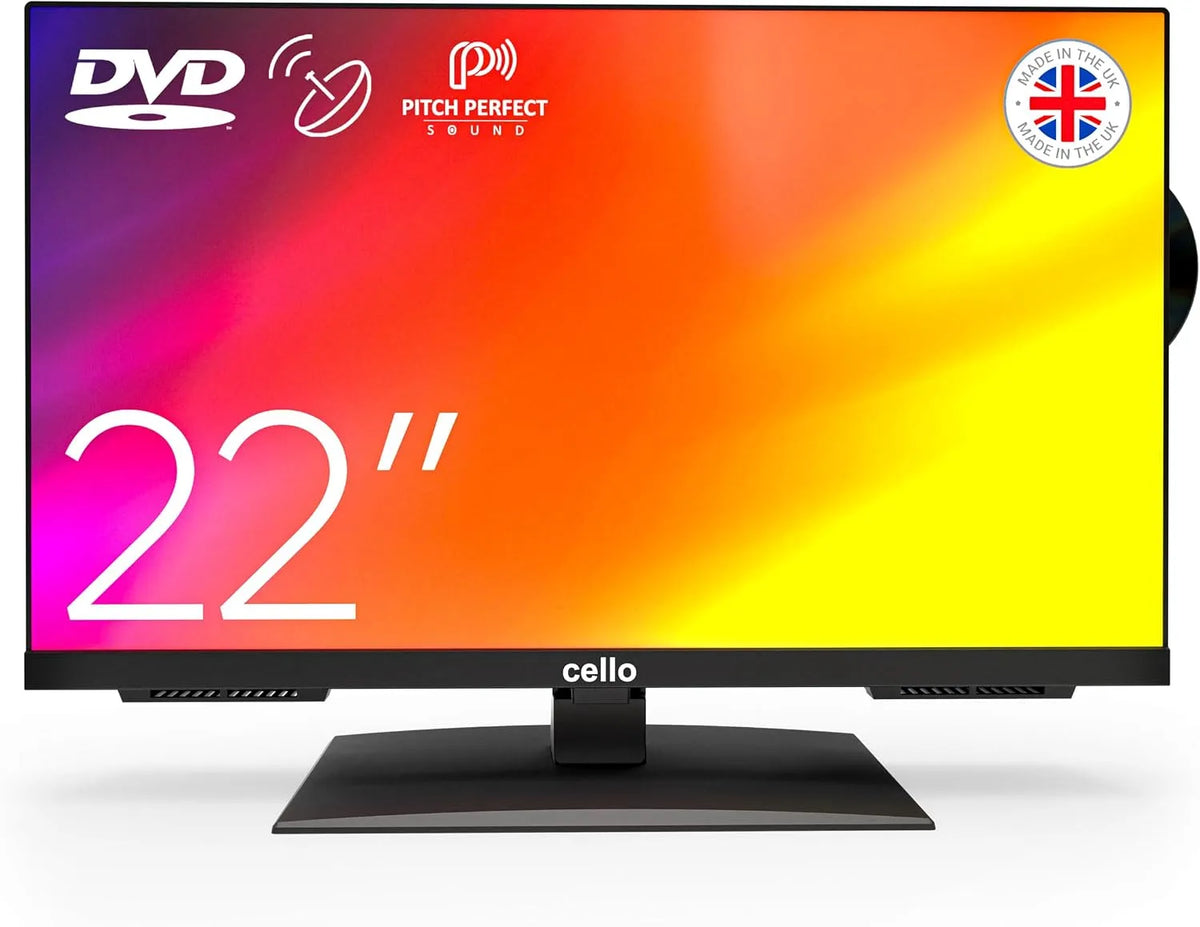 Smart TV, 22 pollici, televisore, Cello C2224F, HDMI, USB, Full HD, senza funzioni Smart