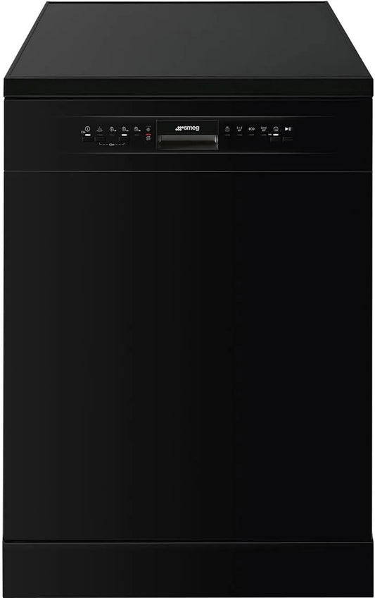Smeg LVS292DN Lavastoviglie, classe energetica D, nero, Smeg LVS292DN - Lavastoviglie 13 Coperti Classe D Nero