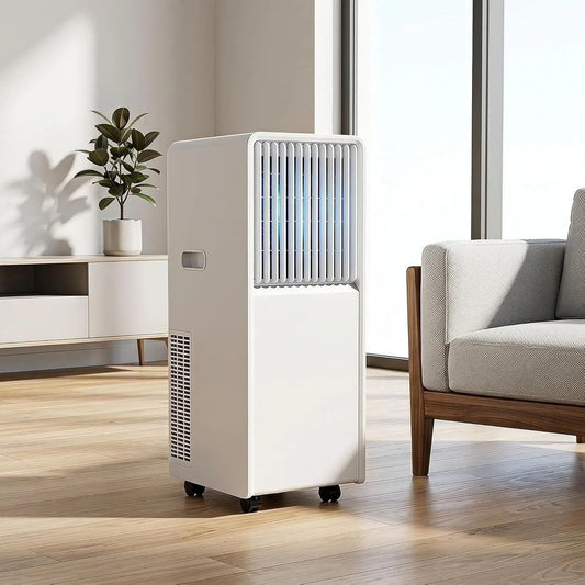 Condizionatore, portatile, oscillazione, 14000 Btu, Spina UK a, modalità Silenziosa Notte