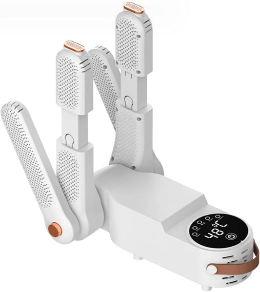 Prodotto JITEM Asciuga Scarpe Elettrico con Timer da 120 Minuti e soffiatore di Calore Asciuga Scarponi Portatile da 2 Paia e scalda Guanti con 2