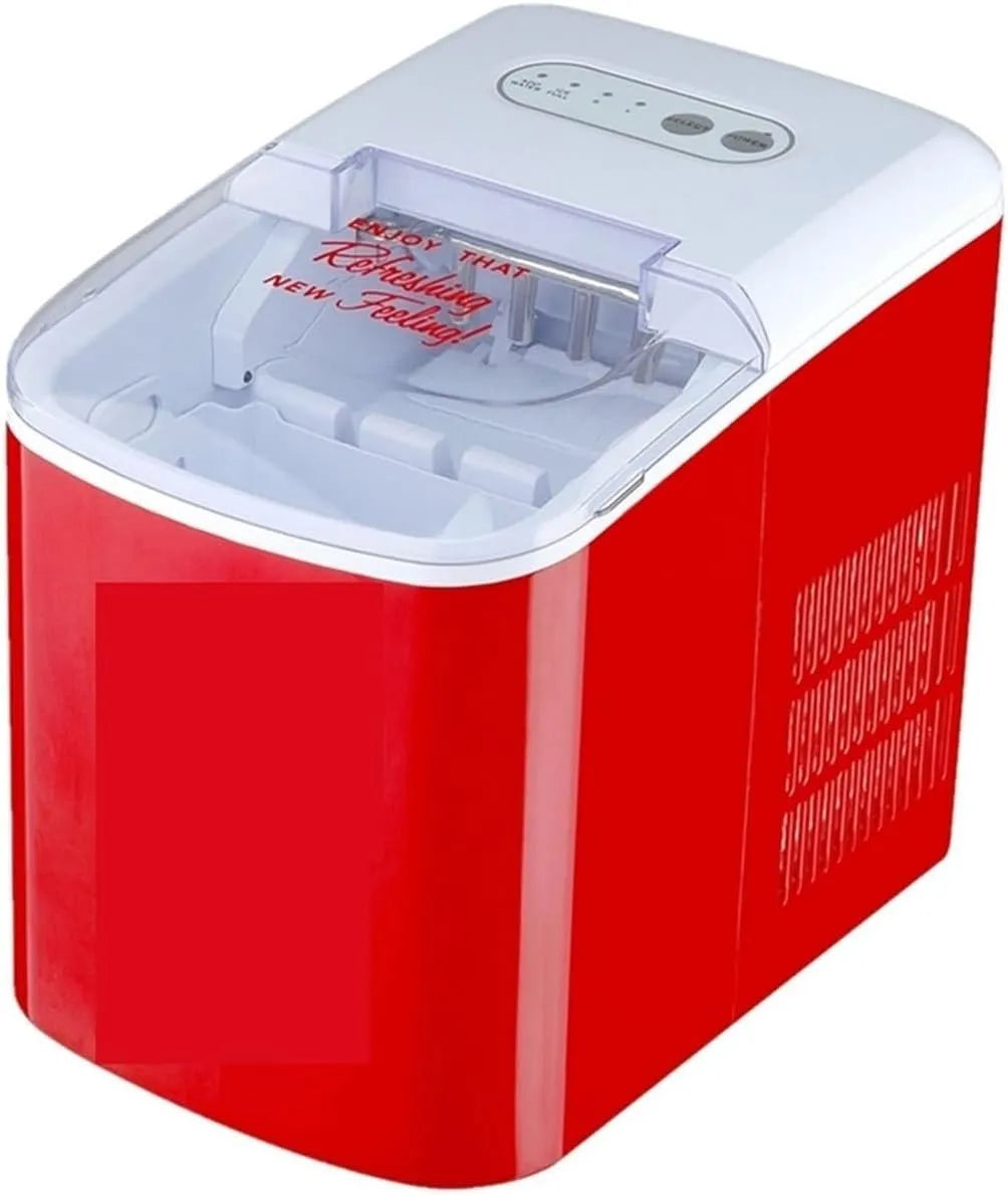 Prodotto Fabbricatore di Ghiaccio Macchina for la Produzione di cubetti di Ghiaccio Automatica Portatile compatta da banco con Finestra visibile 26 kg