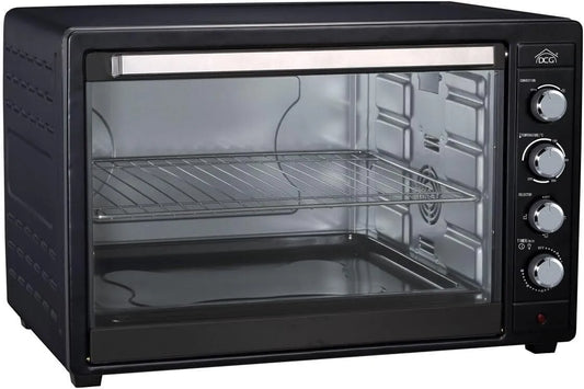 Forno elettrico MB9880, 80 L, FORNO MULTIFORNO ELETTRICO VENTILATO 80 LITRI CON TEGLIA E GRIGLIA DCG MB9880
