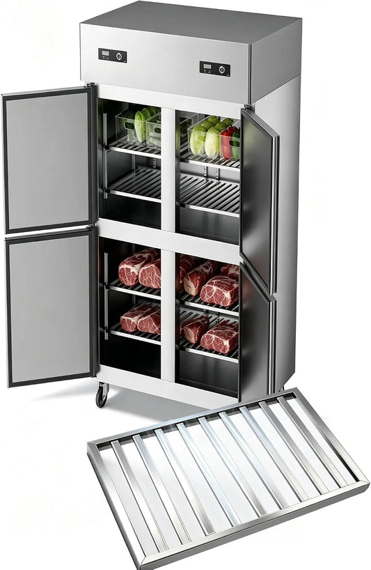 Ripiano per frigorifero in acciaio inox AISI 304 per frigoriferi e congelatori professionali
