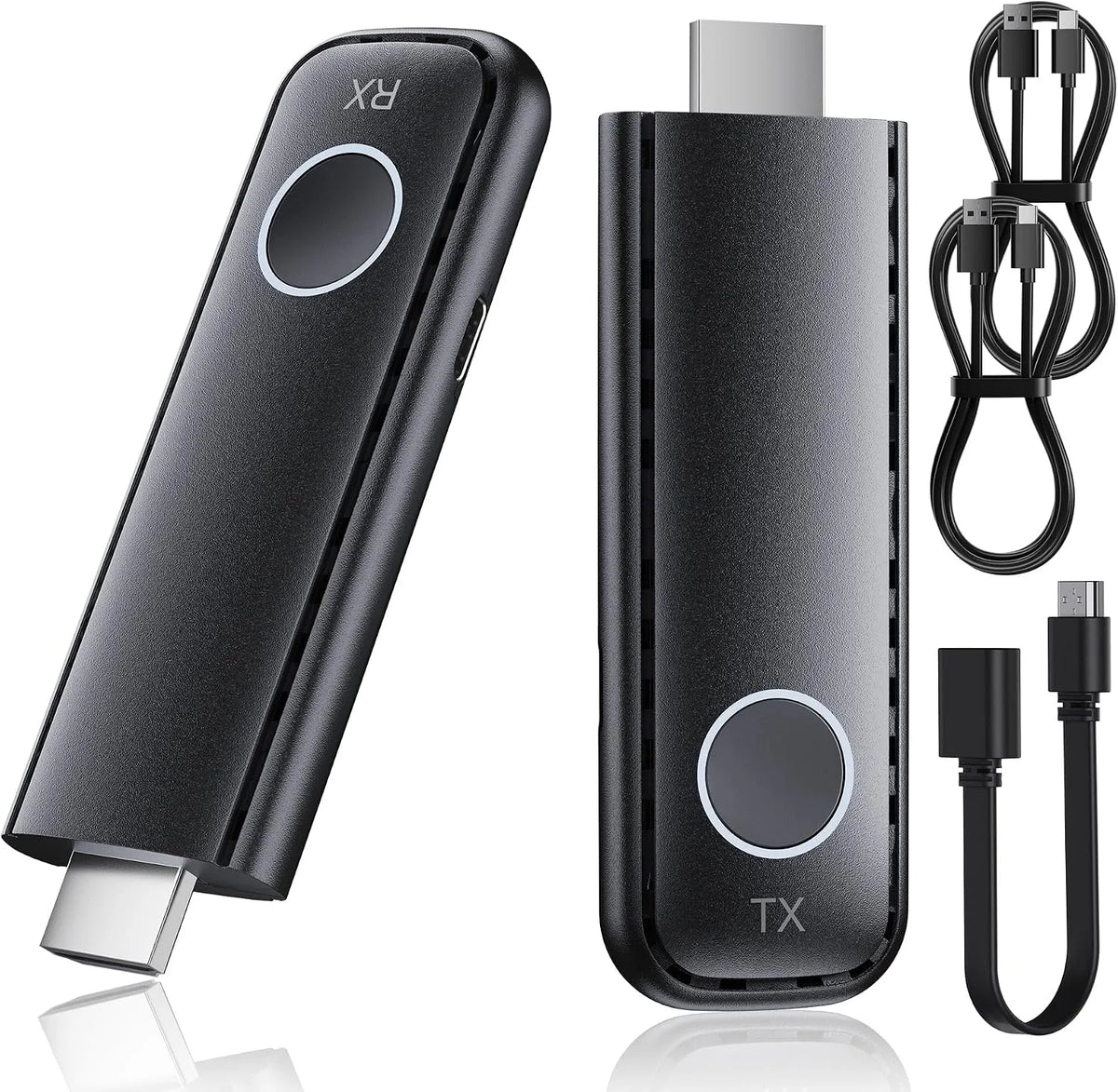 Monitor 1080P 50M, Full HD, HDTV, HDMI, schermo PC, 5G Streaming Video, Audio, File da Laptop, Portata 50M, Doppia Banda 2, Proiettore