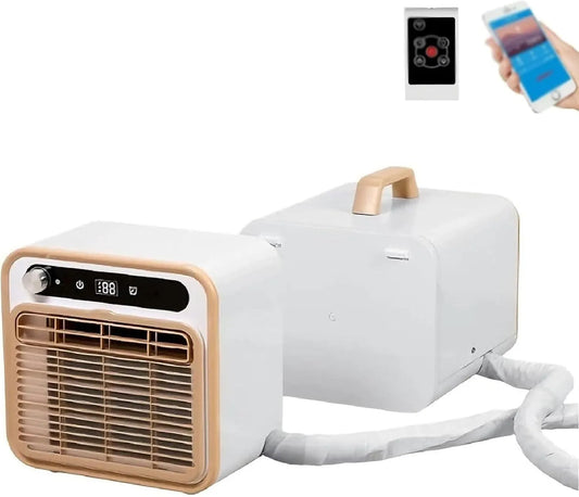 Condizionatore 1mConnectingPipe, portatile, touch, Condizionatore Portatile Smart Split per Campeggio con comandi Touch 1mConnectingPipe