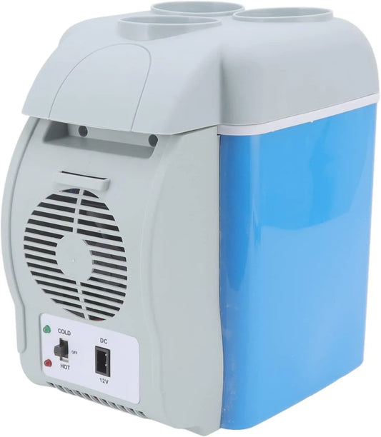 Frigorifero portatile, 5 L, 12 V, vano congelatore, auto, mini frigo portatile, capacità 7, a basso rumore, dispositivo di raffreddamento