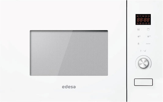 Forno a microonde, 20 L, 800/1000 W, EDESA EMW-2020-IG, grill, da incasso, acciaio inox, bianco