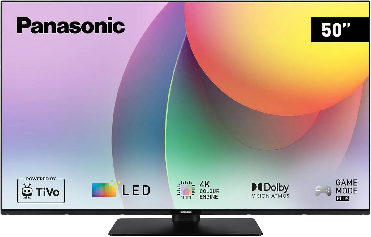 Panasonic TB-50W60AEZ Smart TV, 50 pollici, televisore, 4K UHD, Dolby Vision e Atmos, Colour Engine 4K, 2024, Serie W60 50 inch 4K Ultra HD LED Smart