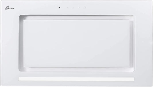 Cappa aspirante, 52 cm, 1000 m3/h, cappa da cucina, 3 velocità, da incasso, touch, bianco, LED Illuminazione, TouchControl, Gurari GCH 217 Cappa