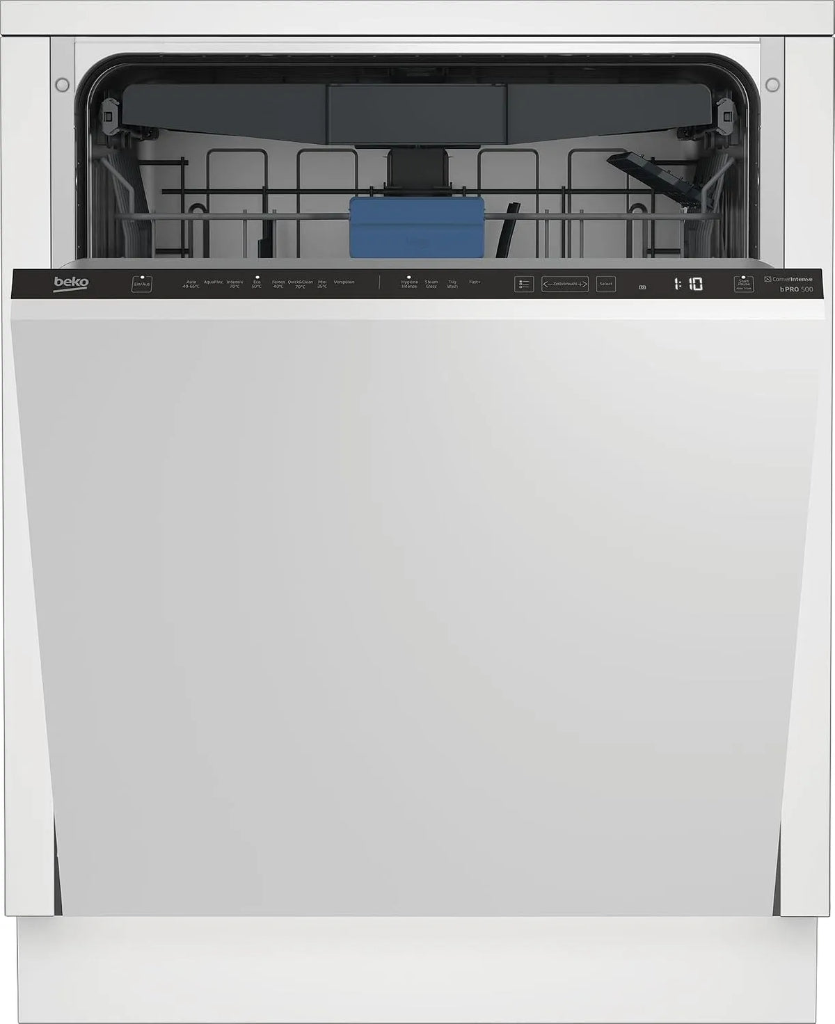 Beko BDIN38440 Lavastoviglie, 60 cm, incasso totale, per 14 soffitti su misura, asciugatura SteamGloss, 3 lavelli, 5 temperature, completamente