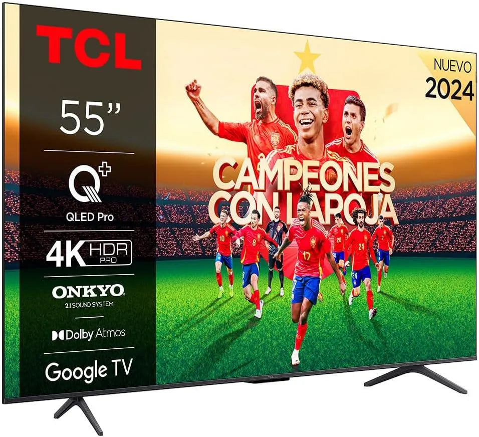TCL 55c655 Smart TV, televisore, 4K UHD, QLED, Tcl 55c655 55 ́ ́ 4K Qled Tv One Size