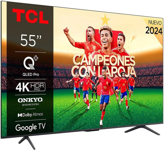 TCL 55c655 Smart TV, televisore, 4K UHD, QLED, Tcl 55c655 55 ́ ́ 4K Qled Tv One Size