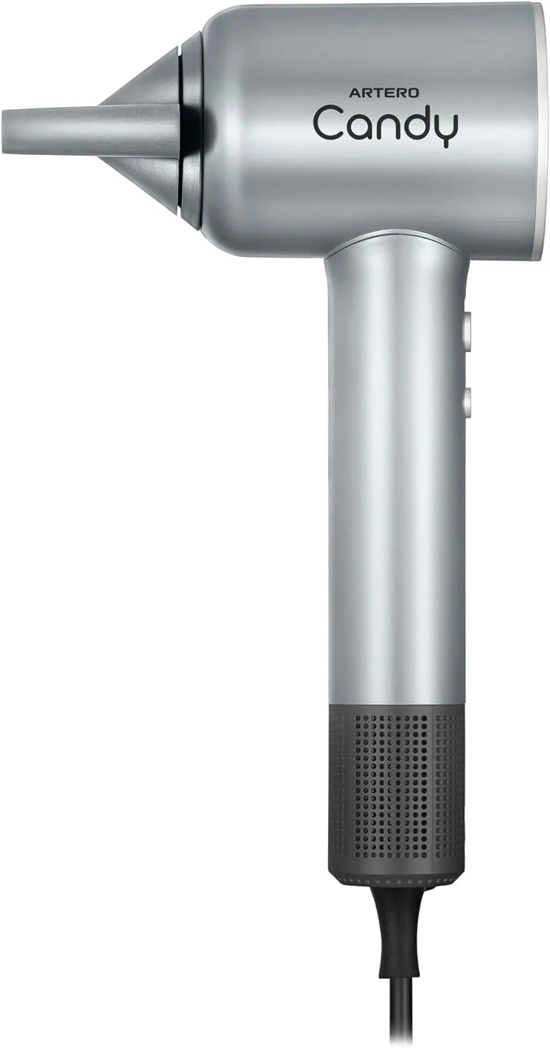 Candy Asciugatrice, 1600 W, grigio, Artero Candy Asciugatrice a mano Bldc. Riduce l'affaticamento e migliora il comfort in lunghe giornate Brushless