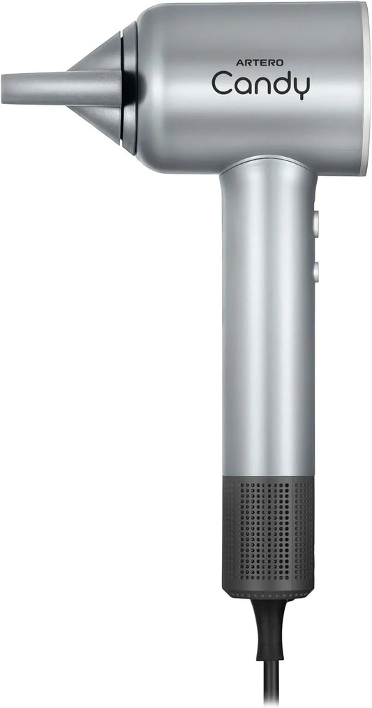Candy Asciugatrice, 1600 W, grigio, Artero Candy Asciugatrice a mano Bldc. Riduce l'affaticamento e migliora il comfort in lunghe giornate Brushless