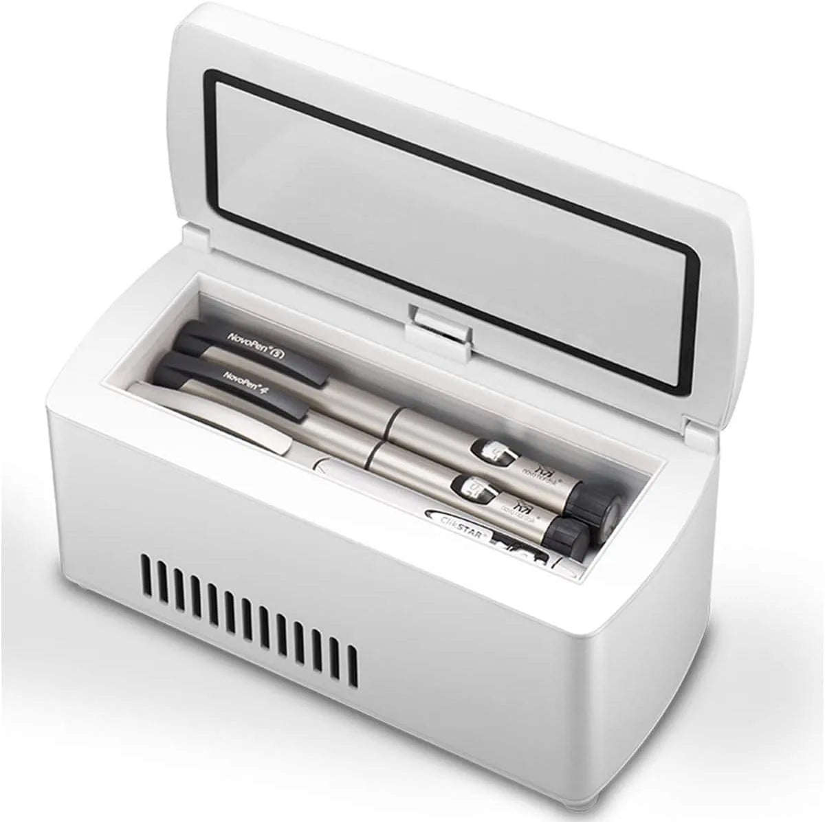 Frigorifero medico portatile 2Battery, USB, trasporto di insulina e farmaci, TAHALI Scatola refrigerante Portatile per insulina per farmaci Mini Smart