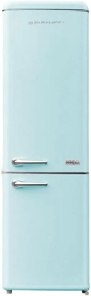 Frigorifero combinato 309LB, 300 L, frigo con congelatore, 187L Frigo + 57L Freezer, Mambo 309LB, PYRAMIDEA Frigorifero Combinato Vintage Retro Mambo