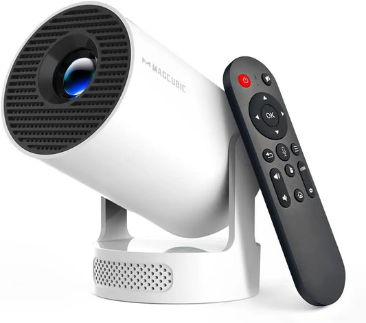 Smart TV, televisore, 4K UHD, portatile, Magcubic Mini Proiettore Portatile 4K Supportato per Smart TV e Telefono