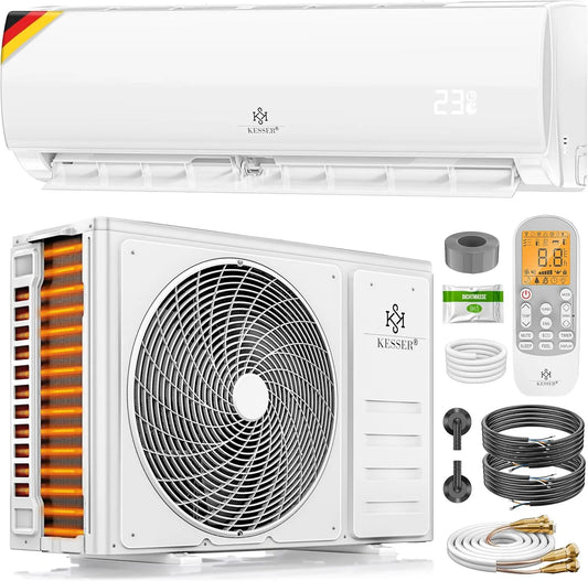 Condizionatore, montaggio a parete, Wi-Fi, KESSER® Split Climatizzatore Quick Connect 9000 BTU 2, 6 kW