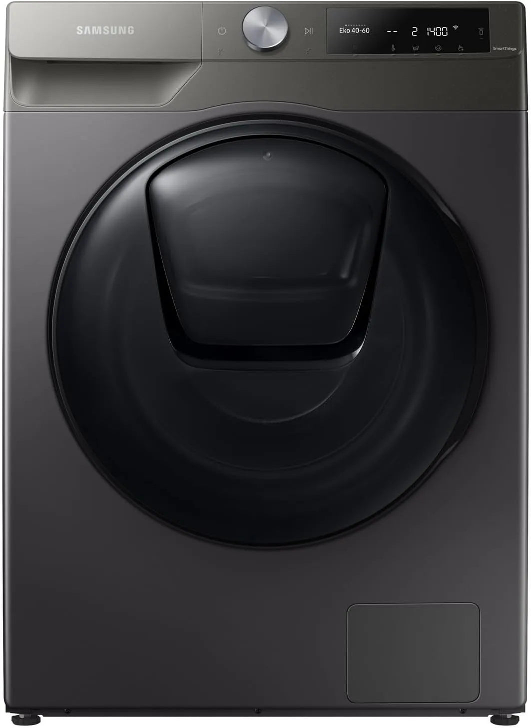Samsung WD10T654DBN1AH Lavasciuga, 10, 5+6 kg, classe energetica E, lavatrice, asciugatrice, libera installazione, Wi-Fi, Inverter, nero