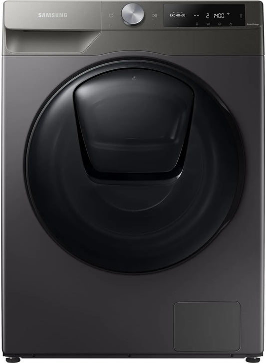 Samsung WD10T654DBN1AH Lavasciuga, 10, 5+6 kg, classe energetica E, lavatrice, asciugatrice, libera installazione, Wi-Fi, Inverter, nero