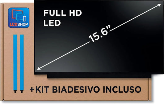 modello LQ156M1JW01, HiQ+ 15.6' Led Compatibile con LQ156M1JW01 Full Hd IPS Display Schermo