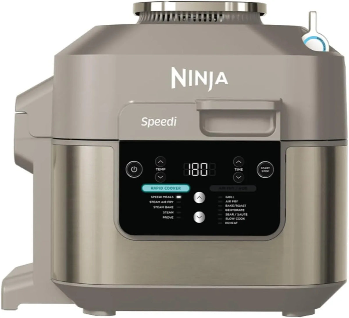 Ninja Pentola e padella, Ninja Speedi Pentola Elettrica Rapida 10 in 1, Friggitrice ad Aria