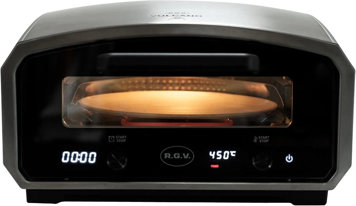 Forno elettrico per pizza, professionale, RGV Vulcano Forno Pizza - Forno Professionale fino a 450°C