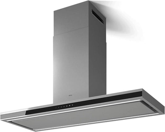Cappa aspirante, 620 m3/h, cappa da cucina, acciaio inox, nero, Elica Element Island Cappa aspirante a isola Nero