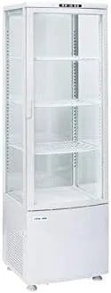 Vetrina refrigerata, 235 L, bianco, Cool Head, Vetrina refrigerata a 4 lati con vetro positivo bianco