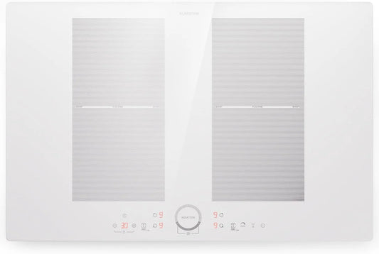 Klarstein Piano cottura a induzione, 4 fuochi, 7000 W, piastra a induzione, touch, da incasso, timer, Piano Cottura Elettrico Efficiente