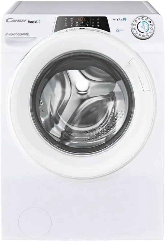 Candy Lavatrice, 10 kg, classe energetica A, bianco, 1400 giri, Bianca, Efficiente
