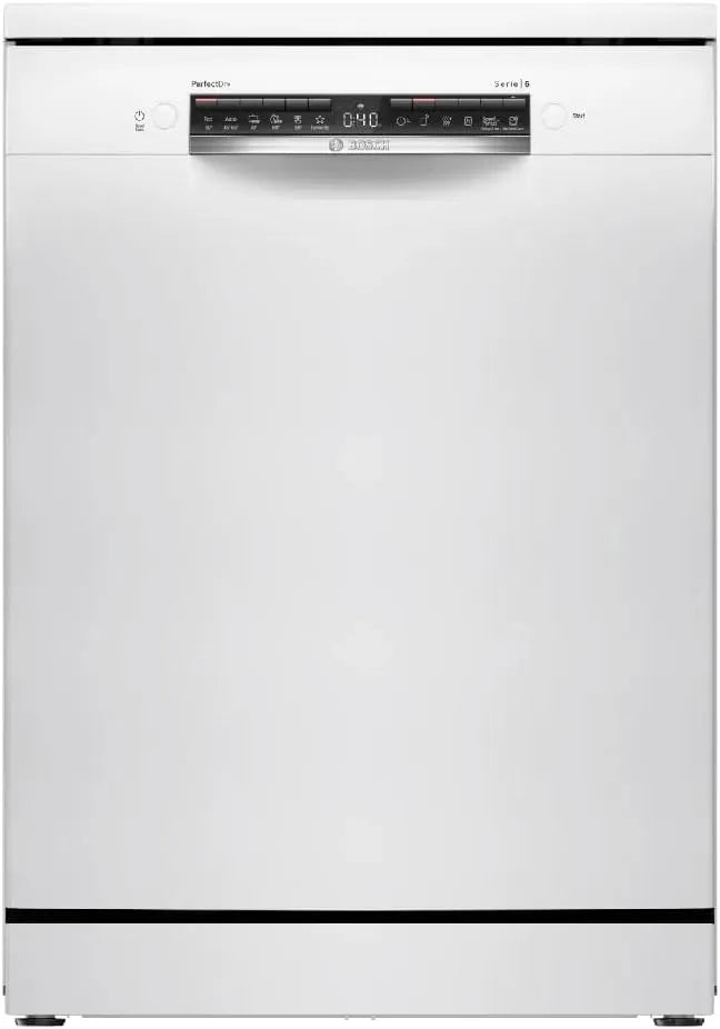 Bosch SMS6ZCW10E Lavastoviglie, 60 cm, bianco, installazione libera