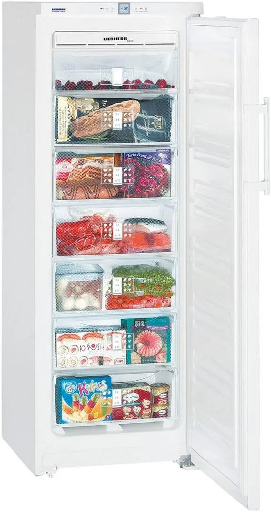 Liebherr Congelatori, GNP 2756 Premium Autonomo Verticale 224L A++ Bianco, Destra, 224 L kg, 24h, 18 kg, Sistema No-frost